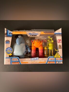 Disney Mattel Monsters at Work Meet the MIFT Team Fritz Val Little Duncan NEW